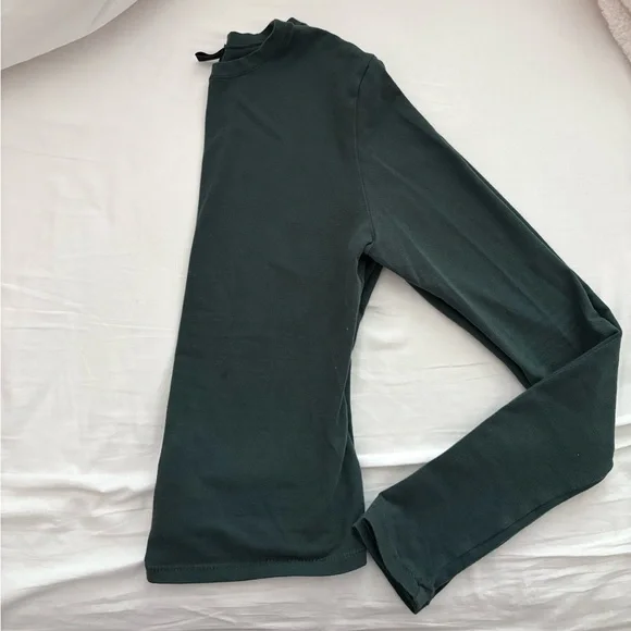 Skims Long Sleeve Cotton Jersey T- Shirt - Picture 3 of 4